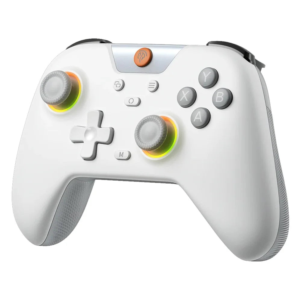EASYSMX X05 Triple Mode 2.4G / Bluetooth-compatible / Wired Gamepad 5-level Vibration Game Controller - White - 1