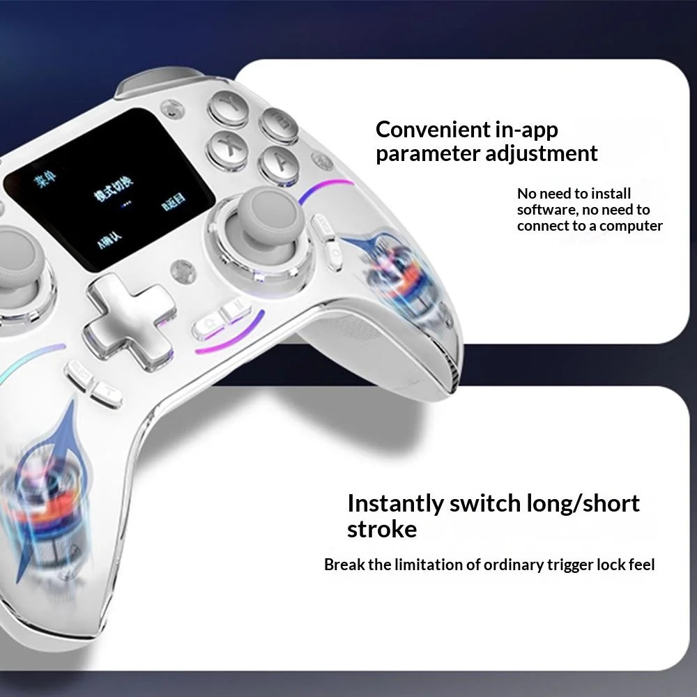 HS-AD220 Multi-Function Game Controller Screen Display Wireless Gamepad for PC / PS4 / N-Switch / Android / iOS - 3