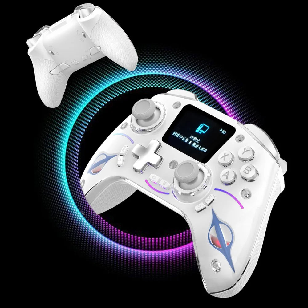 HS-AD220 Multi-Function Game Controller Screen Display Wireless Gamepad for PC / PS4 / N-Switch / Android / iOS - 5