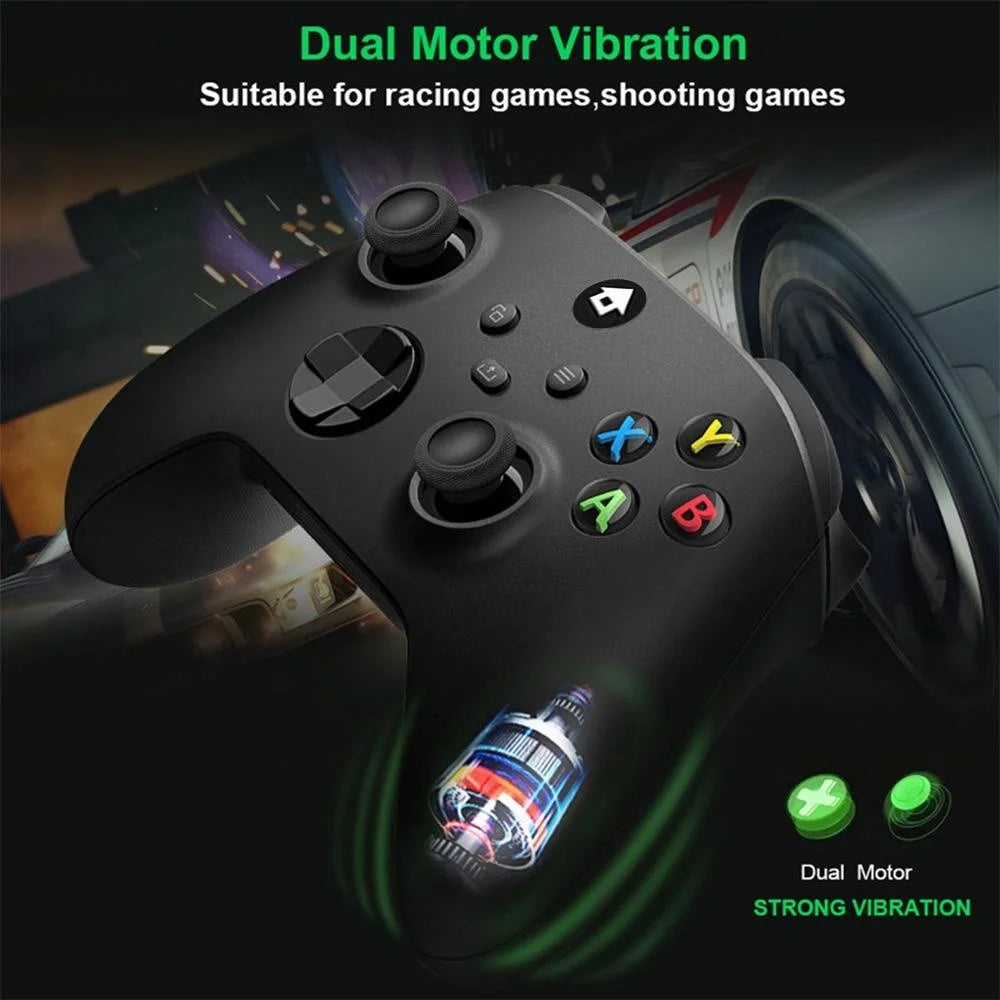 Game Controller for Xbox Series S / X / Xbox One / One S / One X / PC 2.4G Wireless Gamepad with Receiver - Black - 4