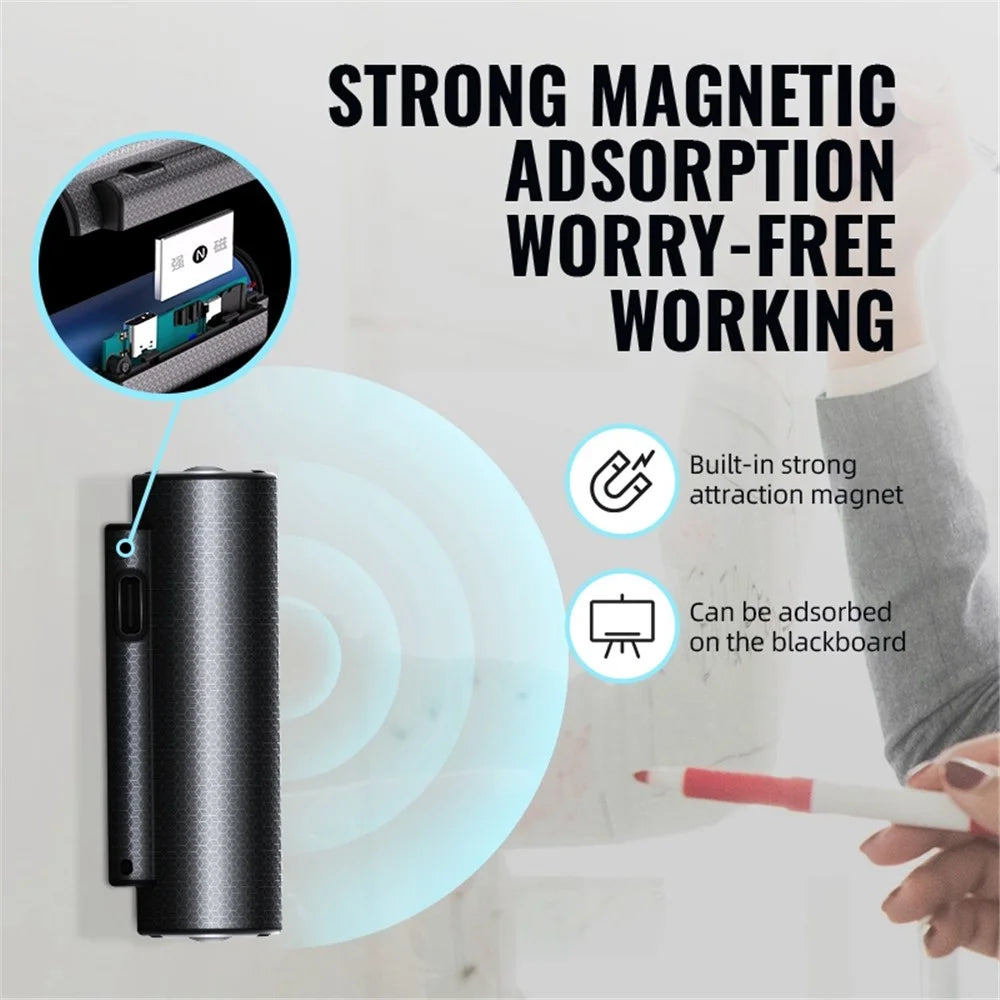 Q76 16GB Strong Magnetic 3200mAh Voice Recorder PMC Voice Decoding Timestamp for Lectures Meetings Interviews - 5