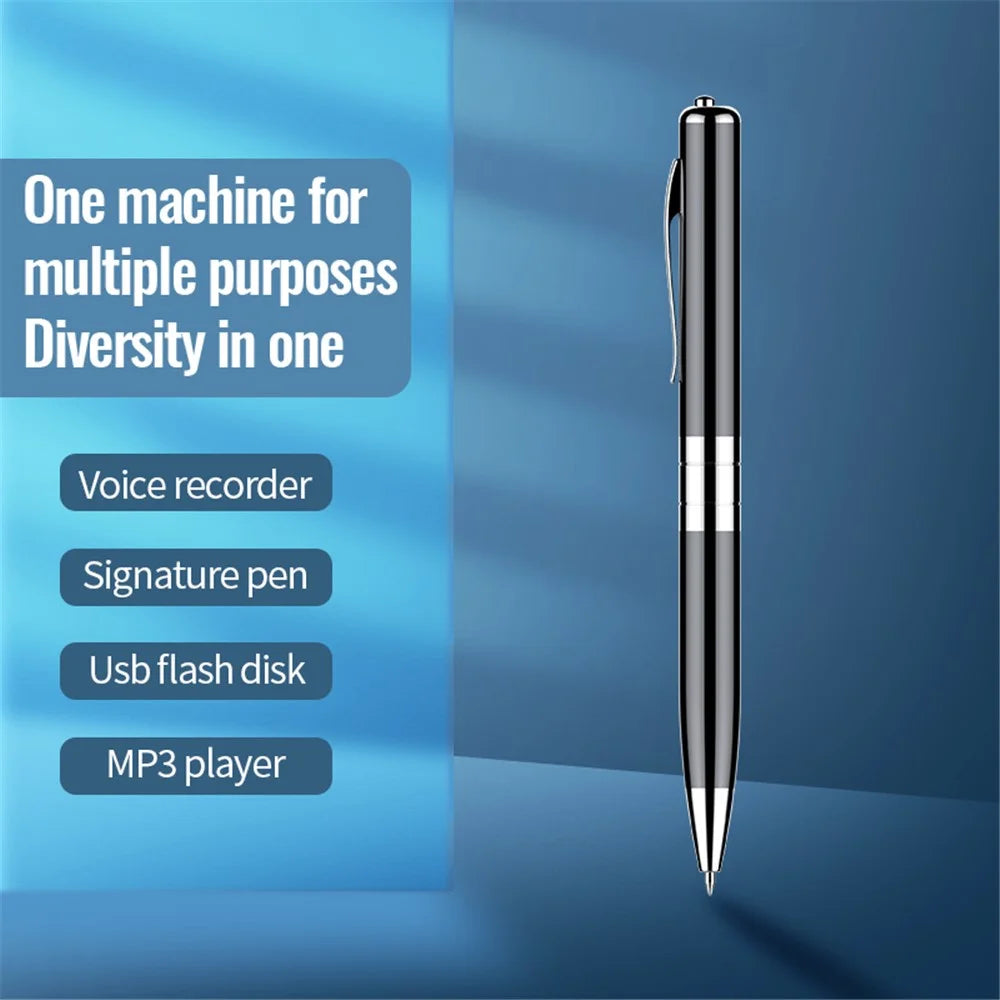 Q91 32GB Digital Voice Recorder Pen MP3 Player U Disk Rechargeable Audio Recording Pen - 4