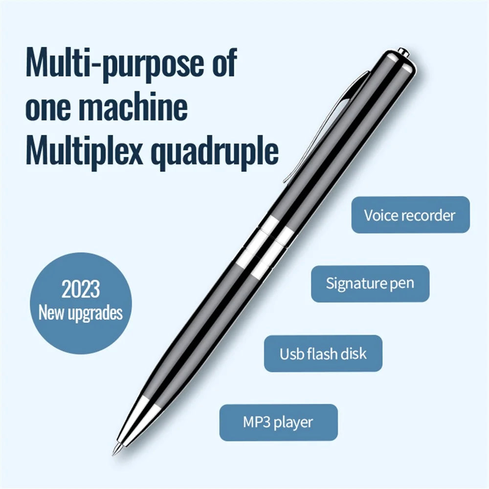 Q91 32GB Digital Voice Recorder Pen MP3 Player U Disk Rechargeable Audio Recording Pen - 5