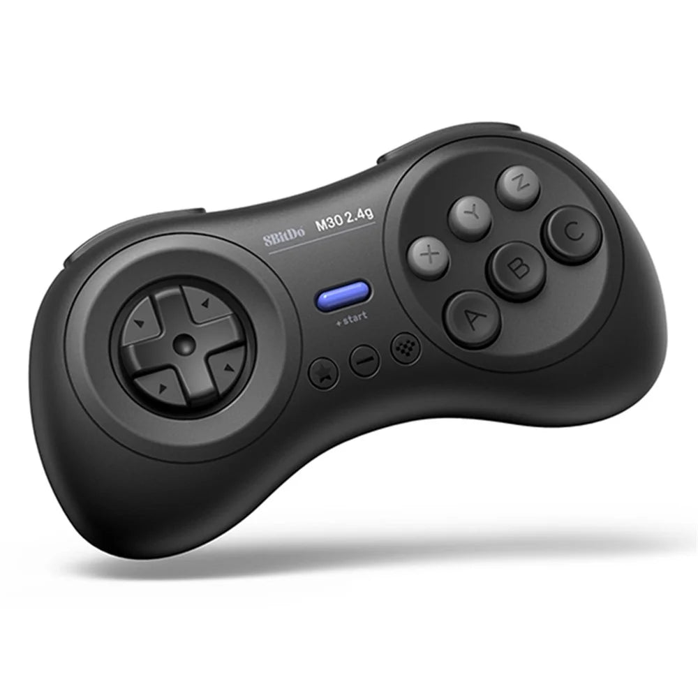 8BITDO M30 2.4G Wireless Gamepad with 6-Button Layout for Sega Genesis Mini / Mega Drive Mini / Switch - Black - 5