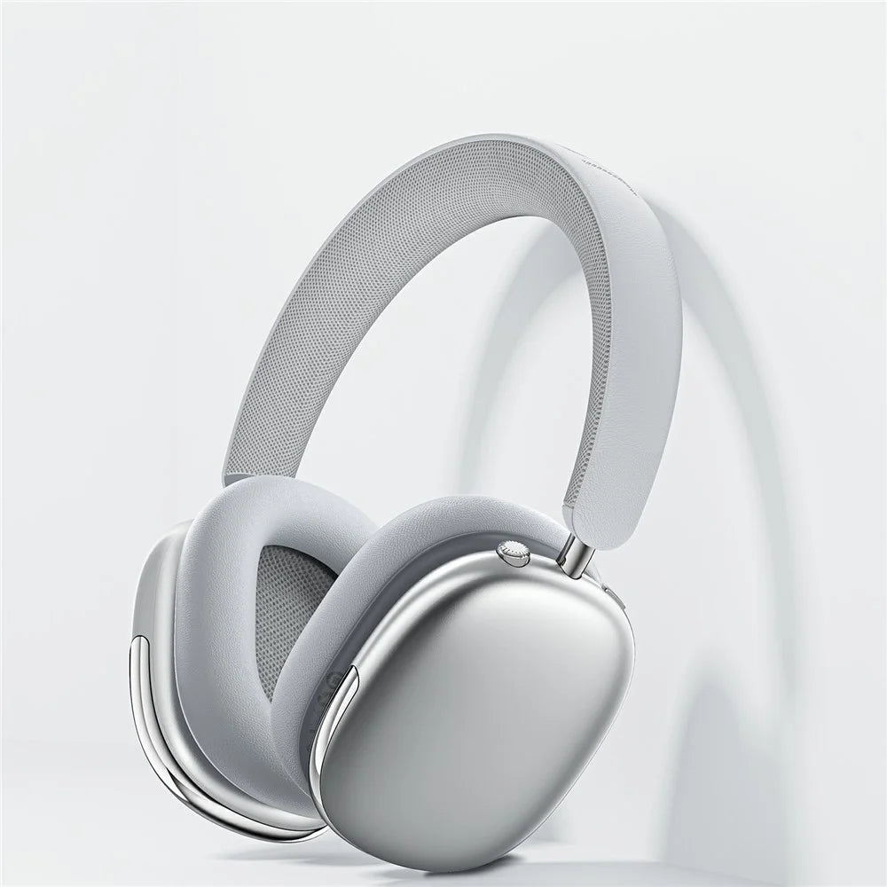 ACEFAST H9 Active Noise Cancelling Headphones Wireless Over-Ear Headsetwith Multi-Function Button - Silver - 2