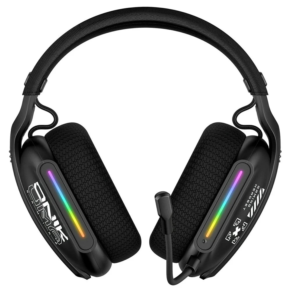 ONIKUMA GT808 Triple Mode Gaming Headset 60H Battery Life RGB Stereo Headphone for PC / PS5 / Xbox - 2