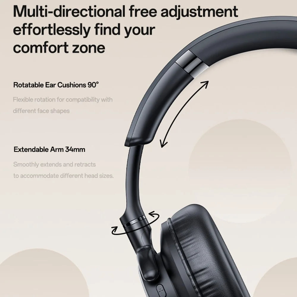YESIDO EP12 Over-Ear Bluetooth-Compatible Headphones Zero-Pressure Comfort Wired / Wireless Dual Mode - 6