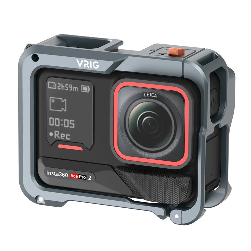 VRIG GA-06 For Insta360 Ace / Ace Pro / Ace Pro 2 Quick Release Metal Cage Full Protection Camera Cover - 2