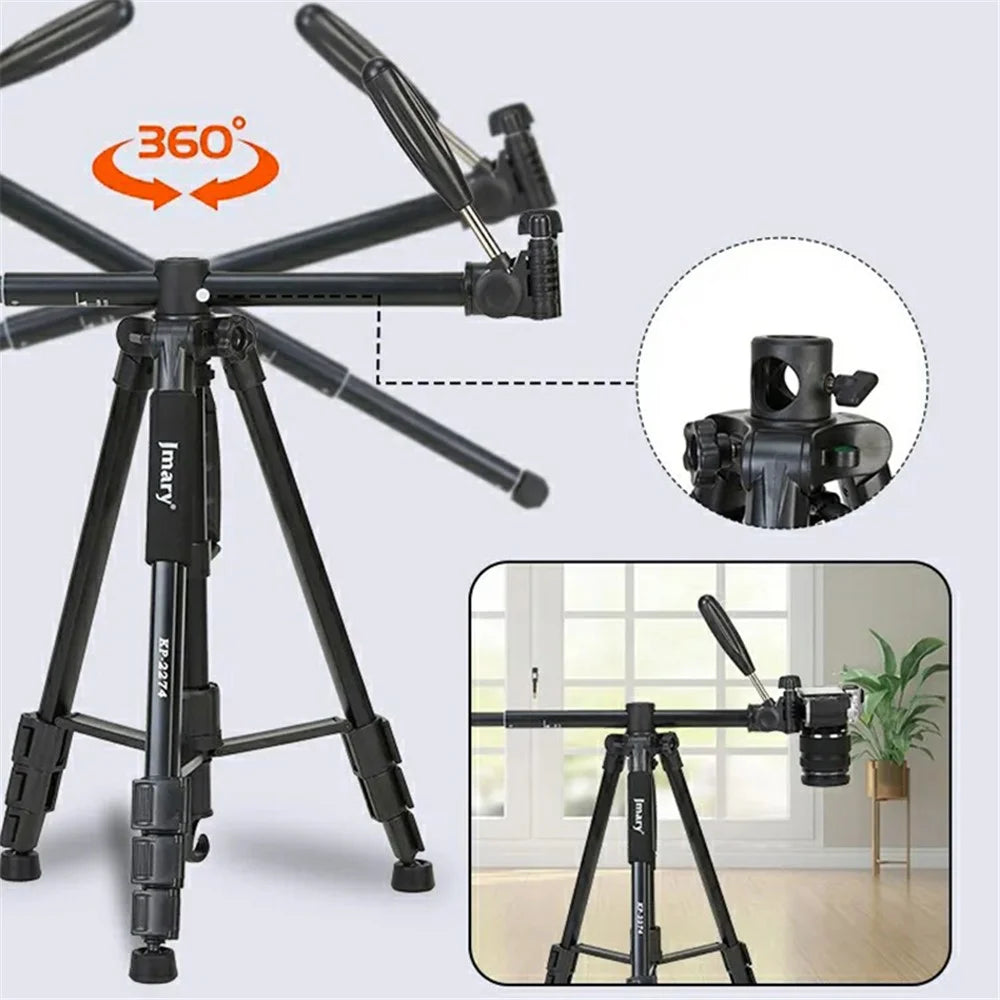 JMARY KP-2274 Multi-function Outdoor Photography Tripod 5-section Adjustable Monopod - 2