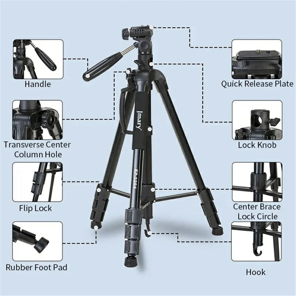 JMARY KP-2294 179cm 4-section Adjustable Monopod Multi-function Panoramic Photography Tripod - 5