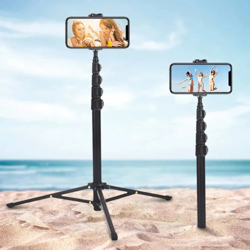 JMARY MT-40 2-in-1 5-section Height Adjustable Tripod Monopod with Phone Holder - 1