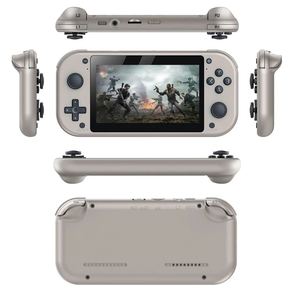 M17 4.3 Inch Screen Handheld Video Game Console 3D Arcade Emulator Controller with 128G Memory - 5