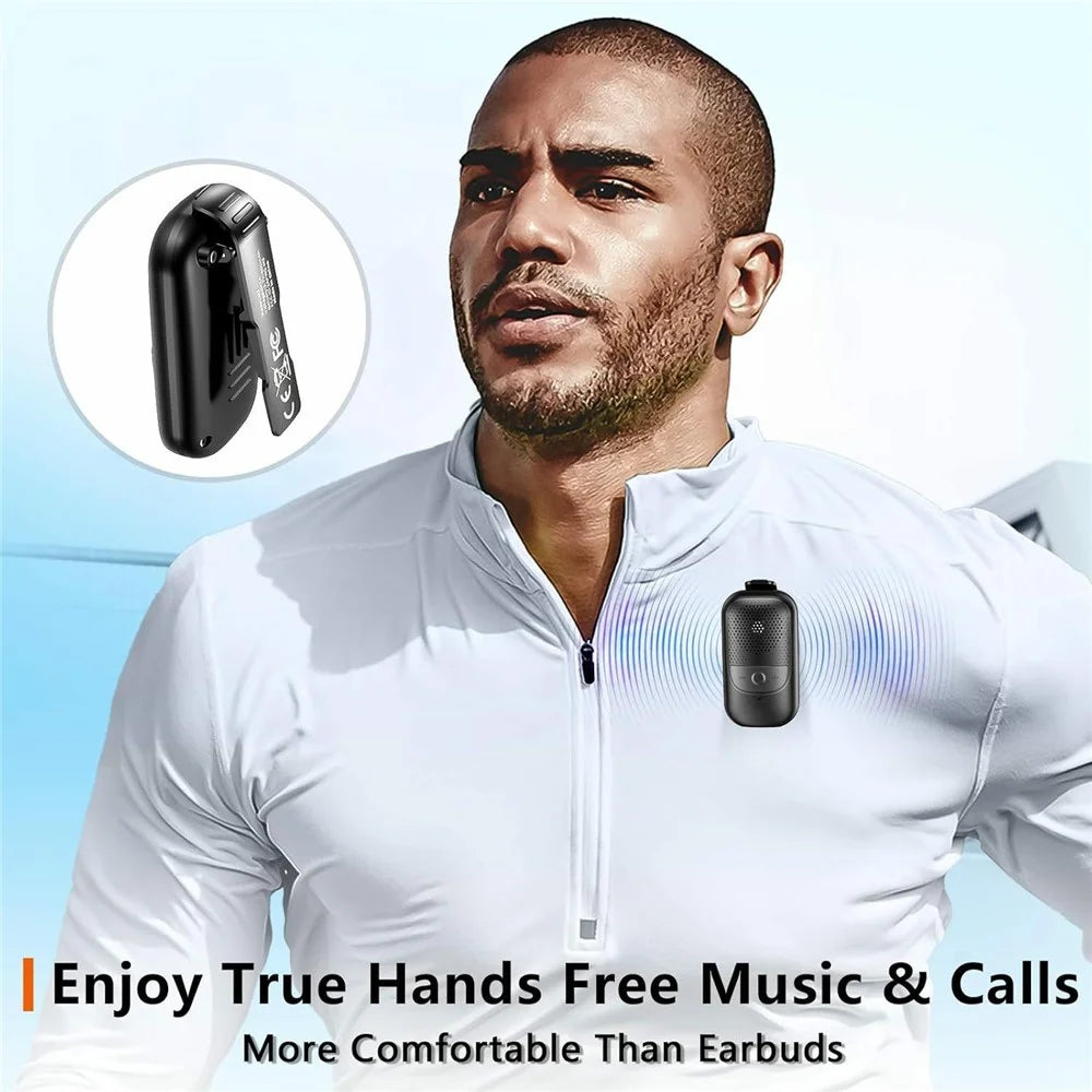 M3 Outdoor Sports Wireless Bluetooth-compatible Speaker Portable Wearable Mini Subwoofer with Magnetic Clip - 3