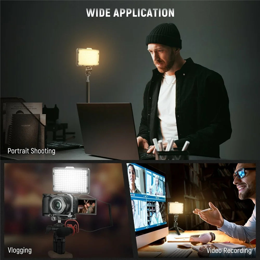 NEEWER CN-160 Dimmable 160-LED Ultra High Power Panel Digital Camera / Camcorder Video Light - 4