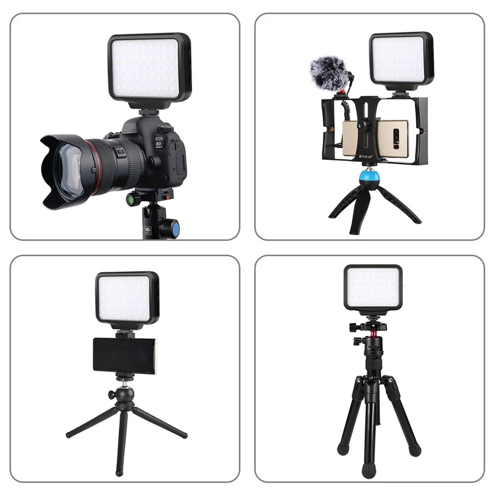 PULUZ PU634 RGB Photography Lamp Skin Beauty Live Streaming LED Fill Light for Camera Phone - 7