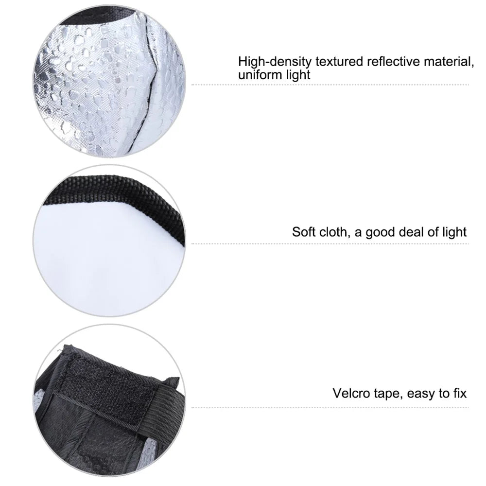 PULUZ PU5120 20cm Foldable Soft Flash Light Box Camera Photography Softbox Studio Light Diffuser - 5