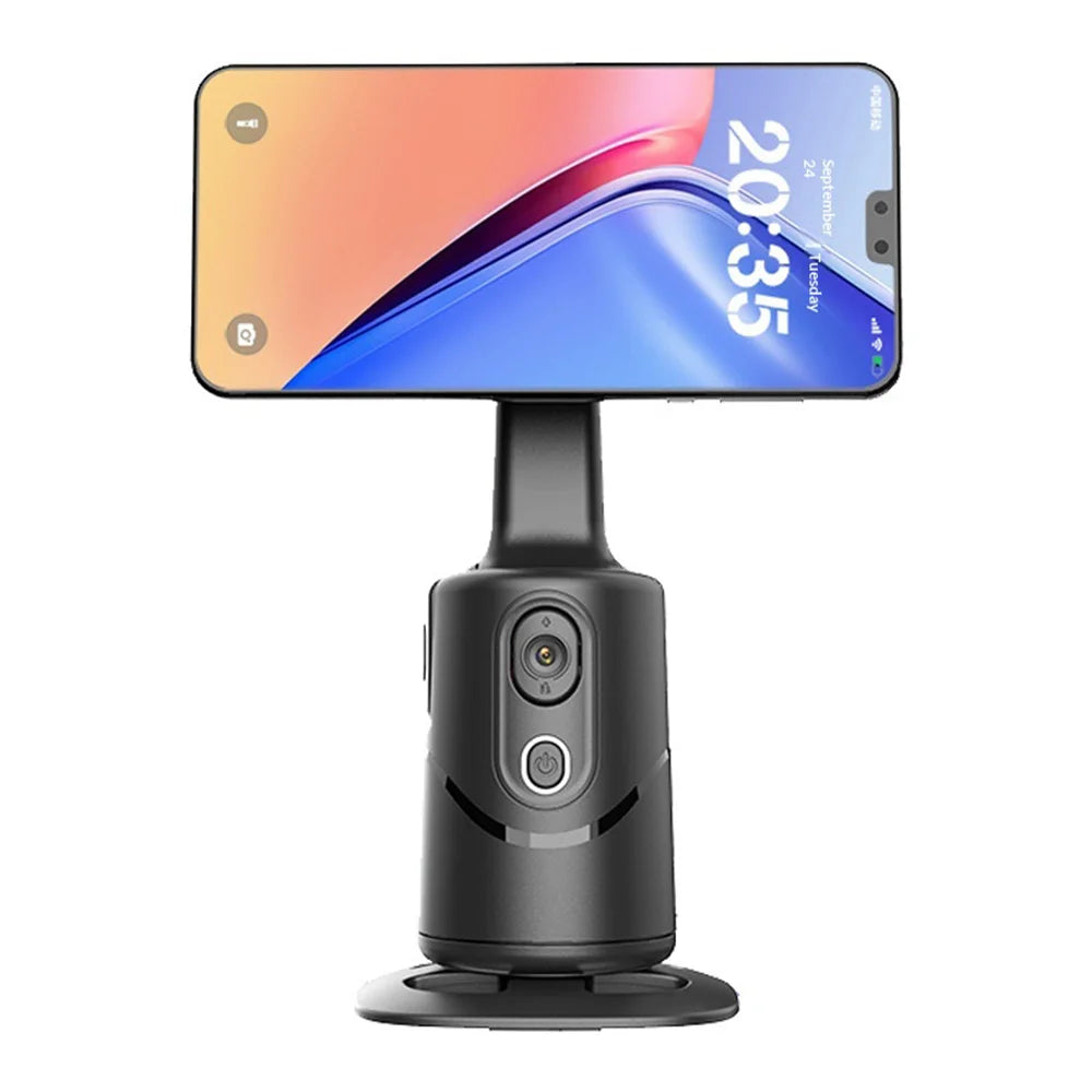 AI Auto Tracking Gimbal Face Recognition Stabilizer 360 Degree Rotating Phone Holder with Cooling Fan for Live Streaming - UK Version - 1