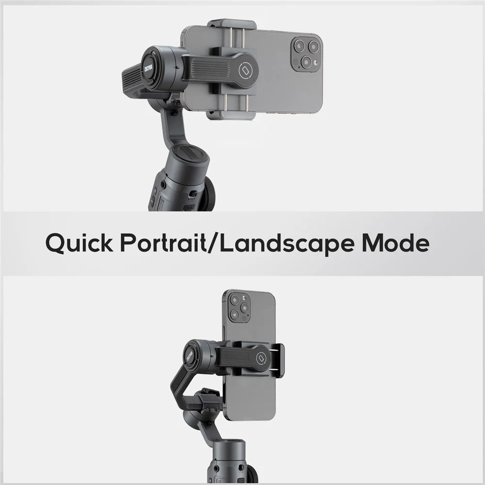 ZHIYUN SMOOTH 5 3-Axis Anti-shake Mobile Phone Handheld Gimbal Holder Live Streaming Stabilizer Photography Bracket with Tripod - Standard Version - 7