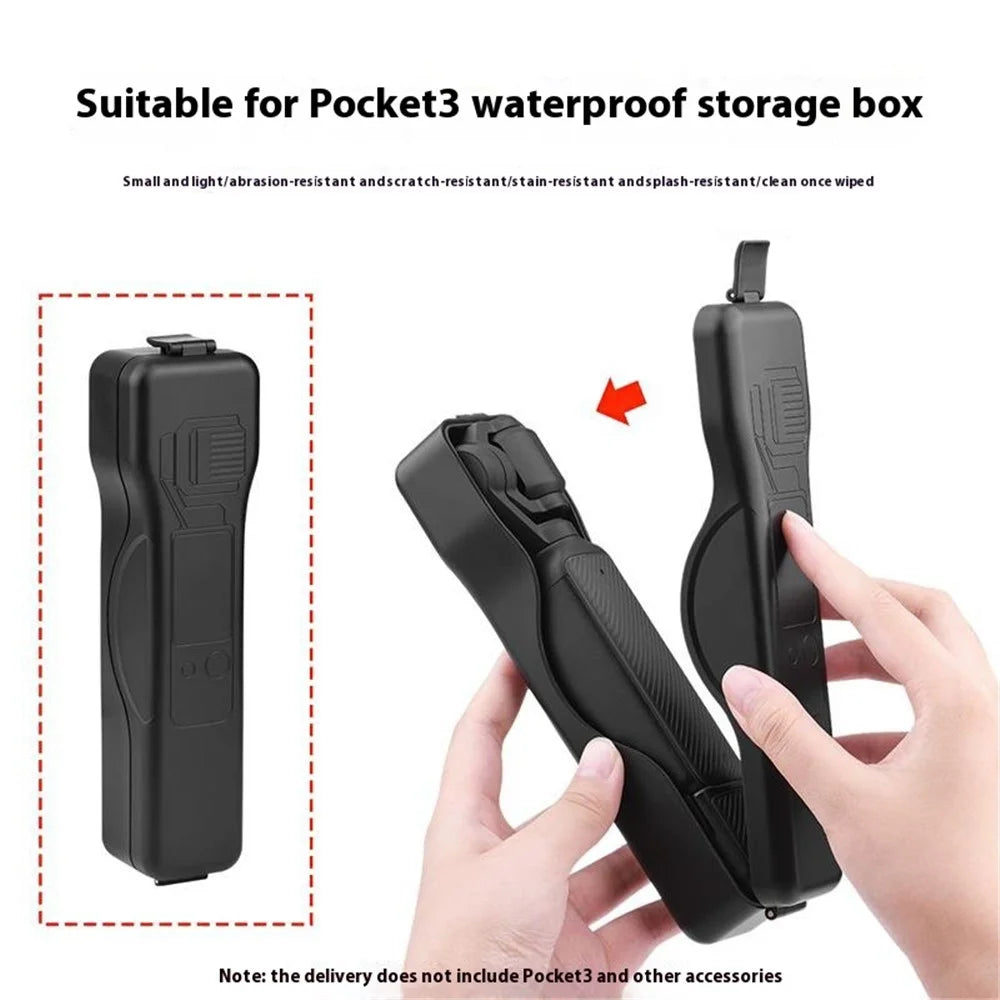 BRDRC Waterproof Storage Box for DJI Osmo Pocket 3 Portable Carrying Case Action Camera Accessory - 3
