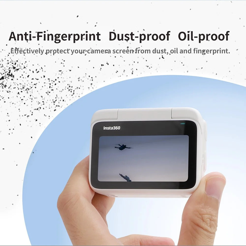 SUNNYLIFE 2Pcs For Insta360 GO 3 0.3mm Ultra Thin Tempered Glass Lens Film + Screen Protector Set - 5
