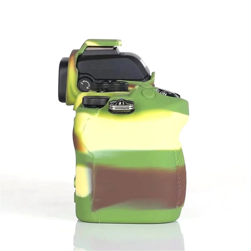 For Nikon Z 50 Silicone Camera Sleeve Case Anti-drop Dust-proof Protective Cover - Camouflage - 3