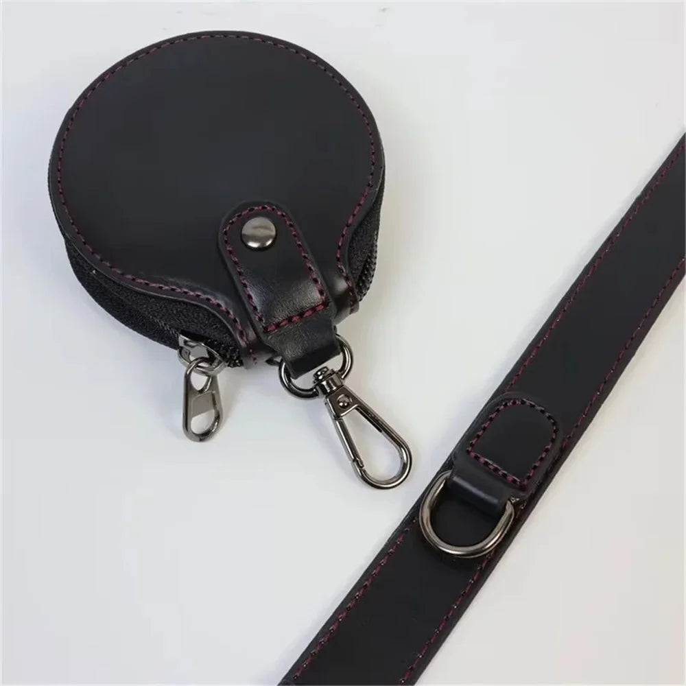For Canon EOS R8 PU Leather Camera Bag Battery Opening Design Protective Cover - Black - 2