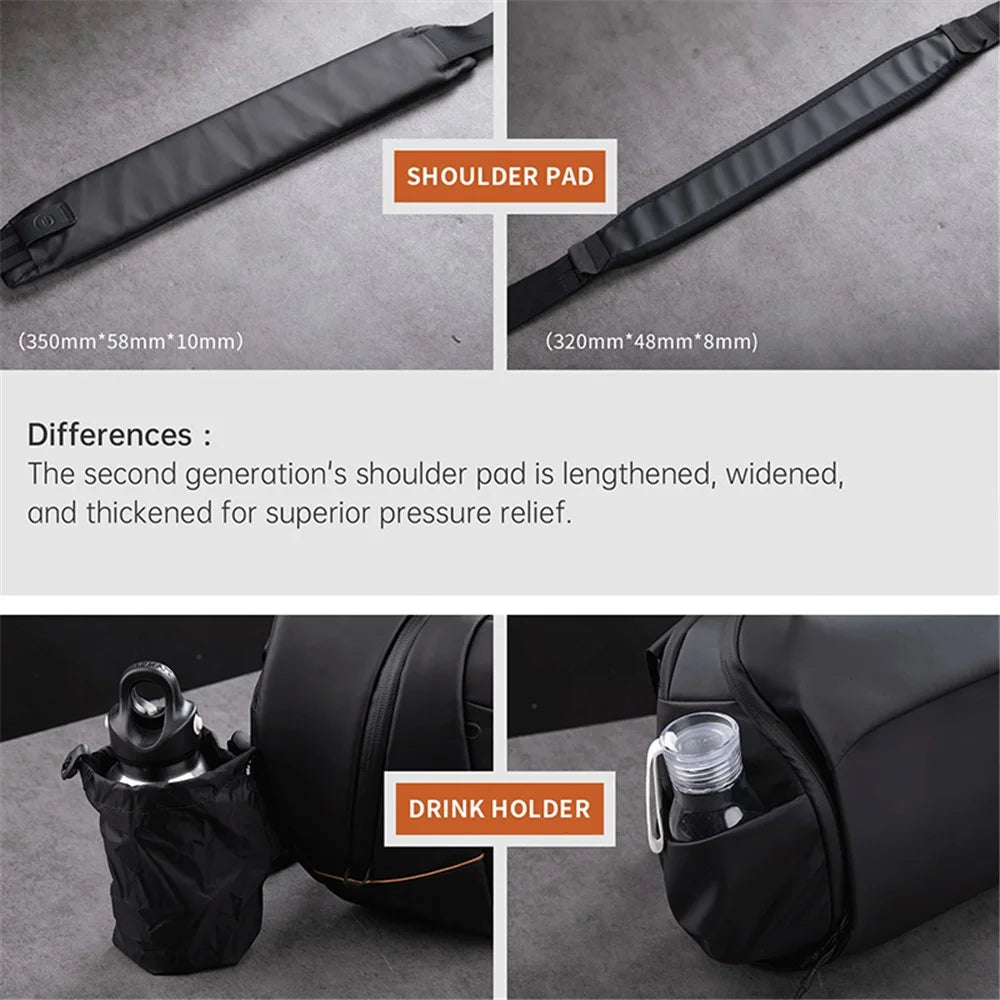 PGYTECH OneGo V2 10L Outdoor Photography Camera Carrying Bag Crossbody Bag - Black - 5
