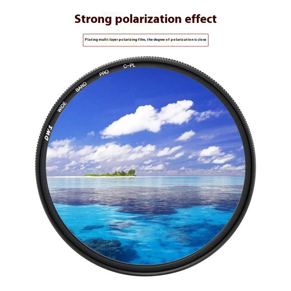 ZOMEI 55mm CPL Circular Polarizing Filter Camera Lens Filter Anti Reflection for DSLR Photography - 5