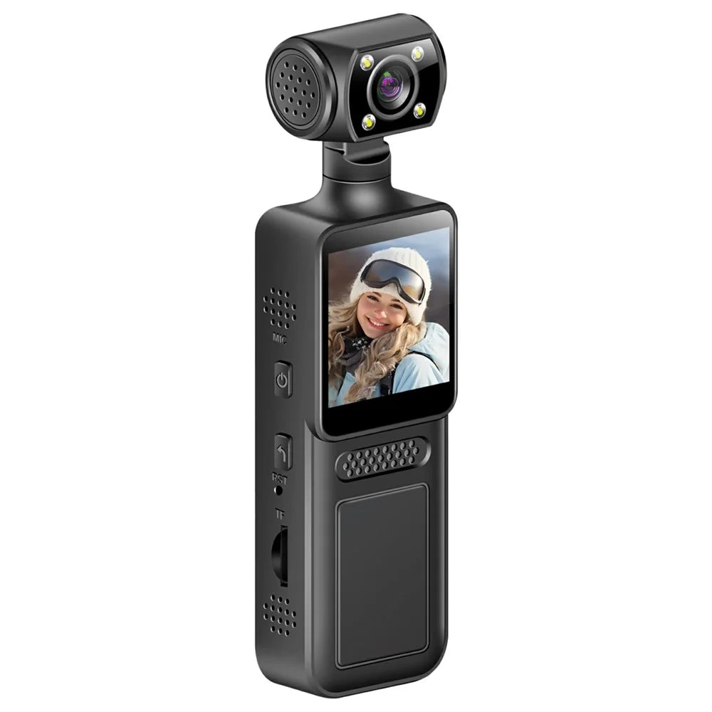 M12 4K Outdoor Sports Camera Night Vision Anti Shake WiFi Pocket Action Cam, with 32GB TF Card - 1