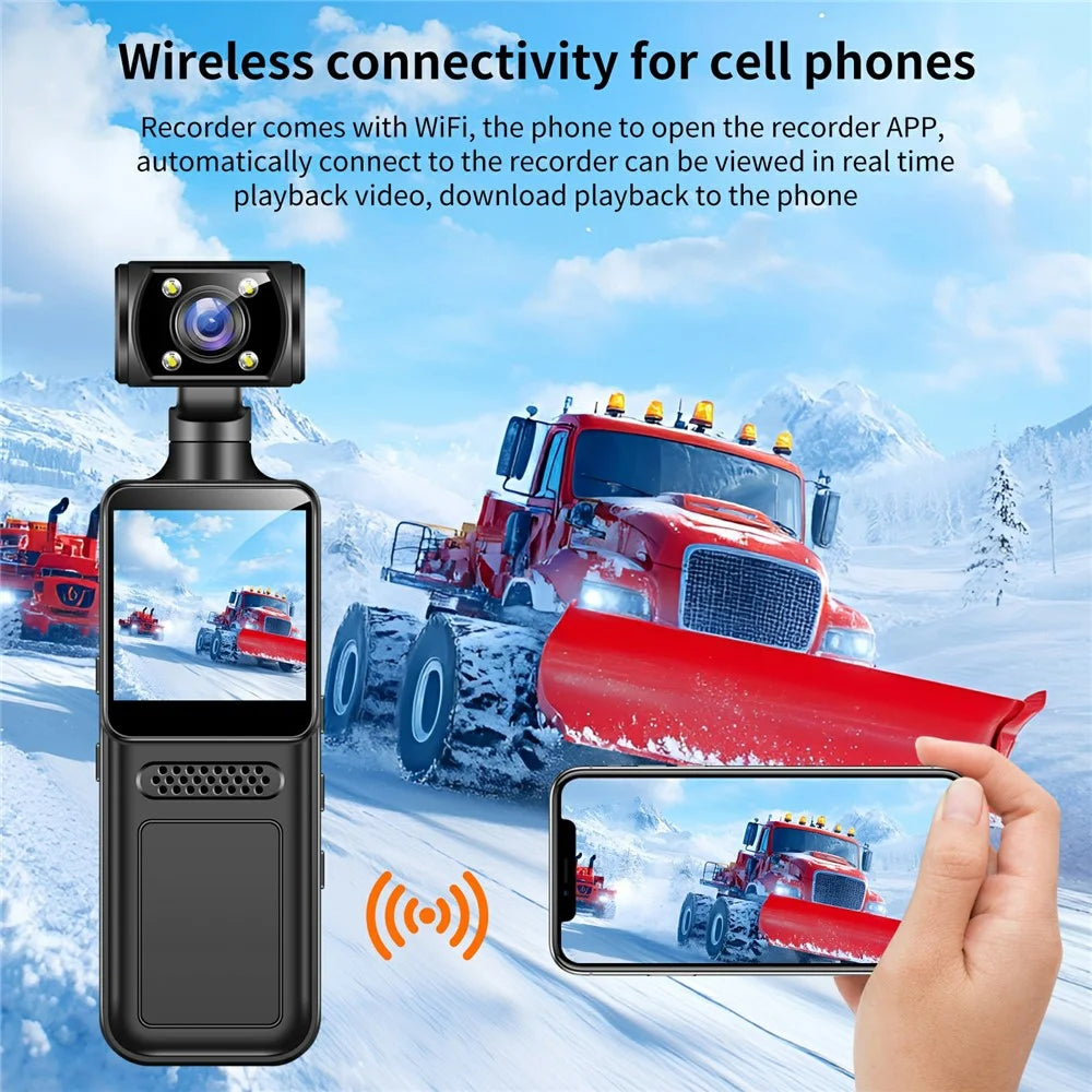 M12 4K Outdoor Sports Camera Night Vision Anti Shake WiFi Pocket Action Cam, with 32GB TF Card - 7