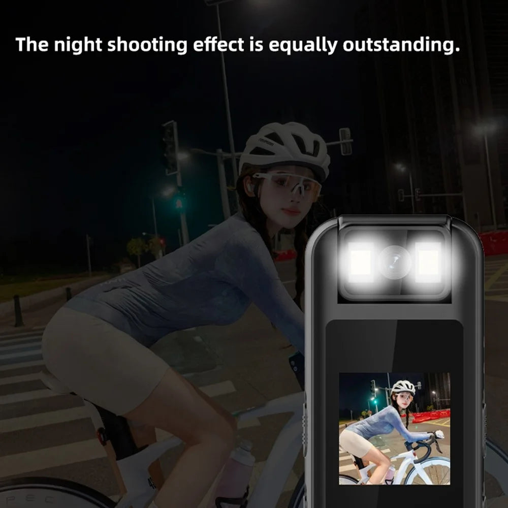 LK2315 Portable 1080P HD Sports DV Camera 180 Degree Rotatable Lens Night Vision Camcorder Handheld Bodycam - 3