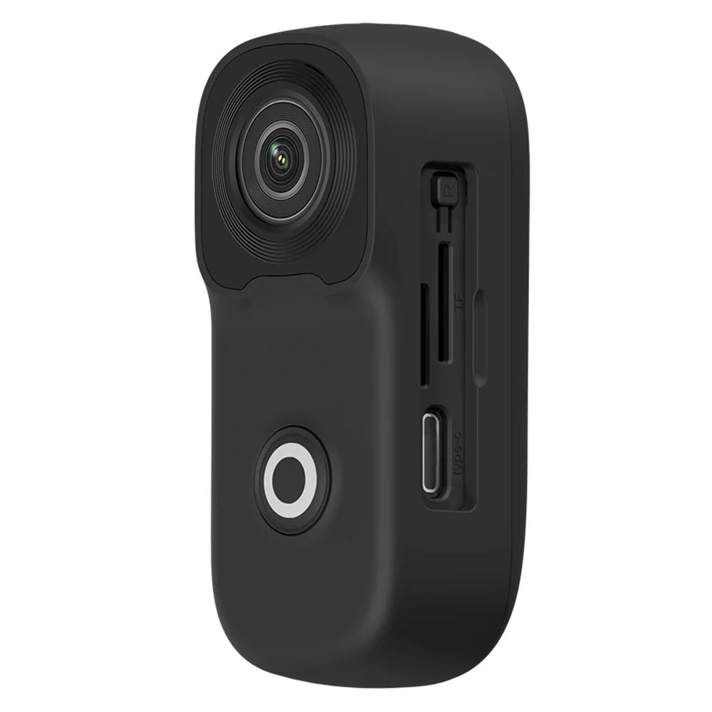 MZ02 4K Wi-Fi Action Camera with Waterproof Case HD Video Recording 156 Degree Wide Angle Sports Mini Thumb Camera - Black - 1