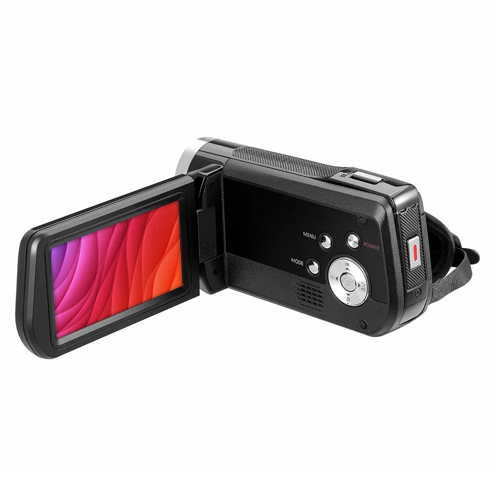 ORDRO AC2 30X Smart Zoom 4K 3.0-inch HD Touch Screen Night Vision Video Camera - EU Plug - 5