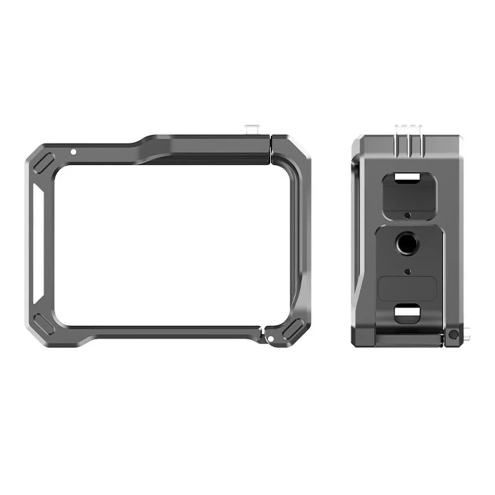HEPAIL For GoPro Hero 13 / 12 / 11 / 10 / 9 Horizontal Vertical Shooting Frame Aluminum Alloy Camera Cage - 1