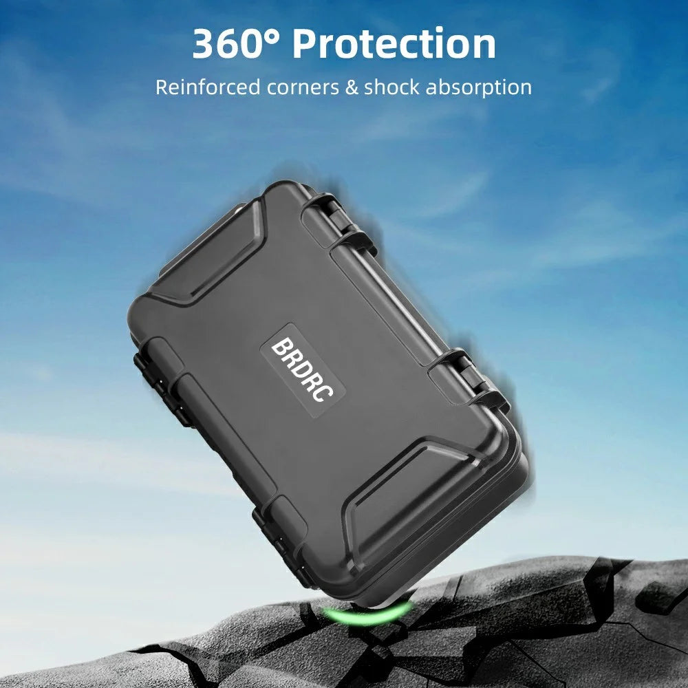 BRDRC Carrying Case for DJI Osmo Pocket 3 Portable Waterproof Hard Storage Bag - 6