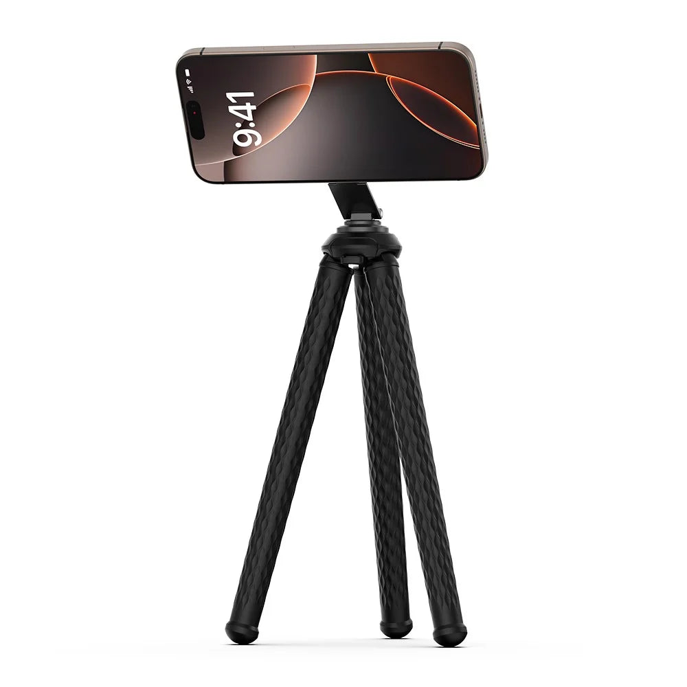 FLYMILE Magnetic Holder Flexible Octopus Tripod with 1 / 4 Interface for Sports Camera / Mobile Phone - 3