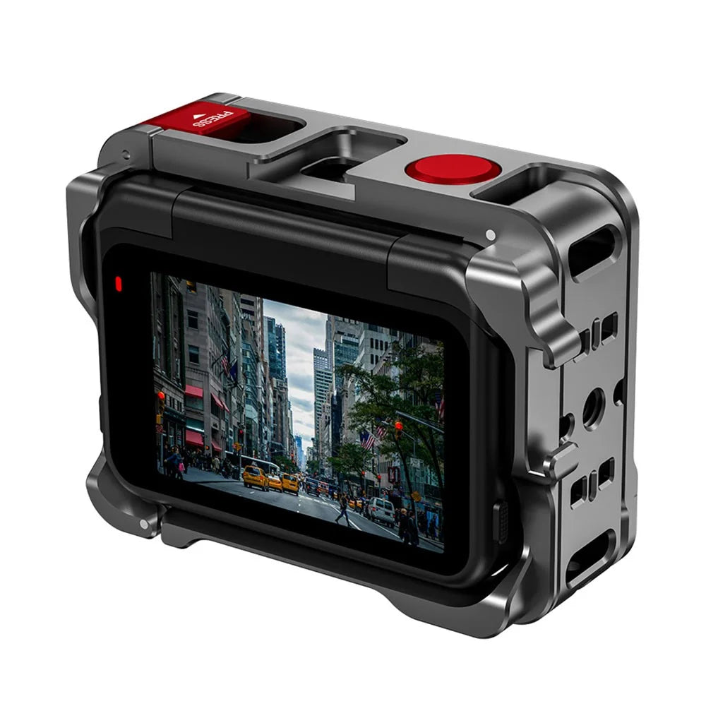 FLYMILE For Insta360 Ace Pro / Ace Pro 2 Camera Cage Aluminum Alloy Grip Street Set Camera Accessories - 2
