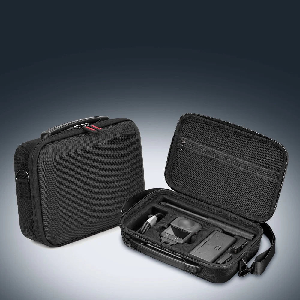 BRDRC For DJI Osmo 360 Storage Bag Shockproof Camera Carrying Case with Mesh Pockets / Strap - 3
