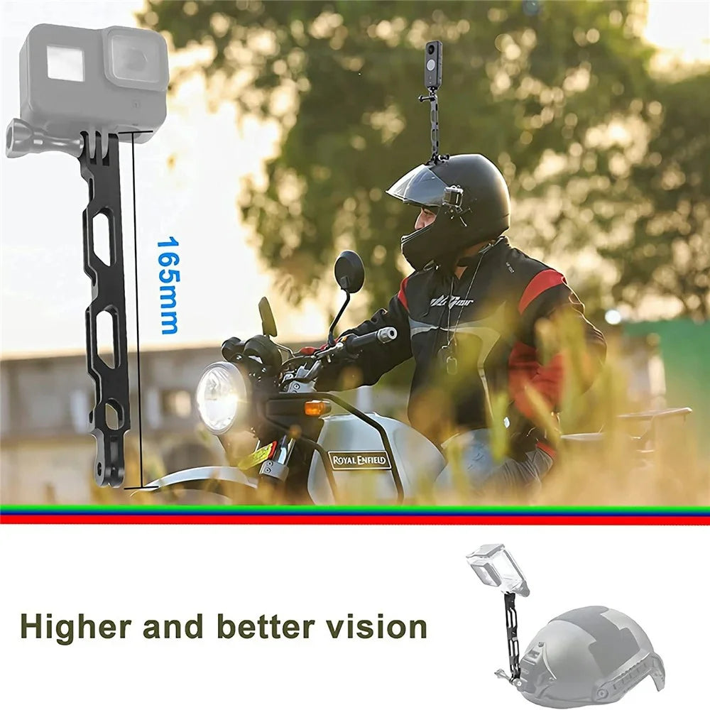 23Pcs / Set Motorcycle Accessory Bundle for Insta360 / DJI / GoPro Action Camera Mount Kit - 6