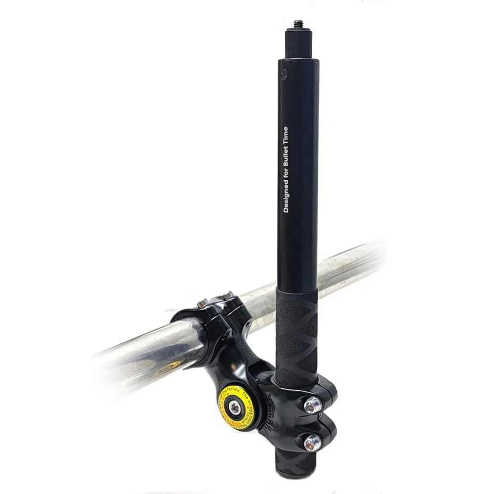 For Insta360 / GoPro / DJI Action Camera Motorcycle Bike Handlebar Mount Telescopic Invisible Selfie Stick with 1 / 4 Screw - 1