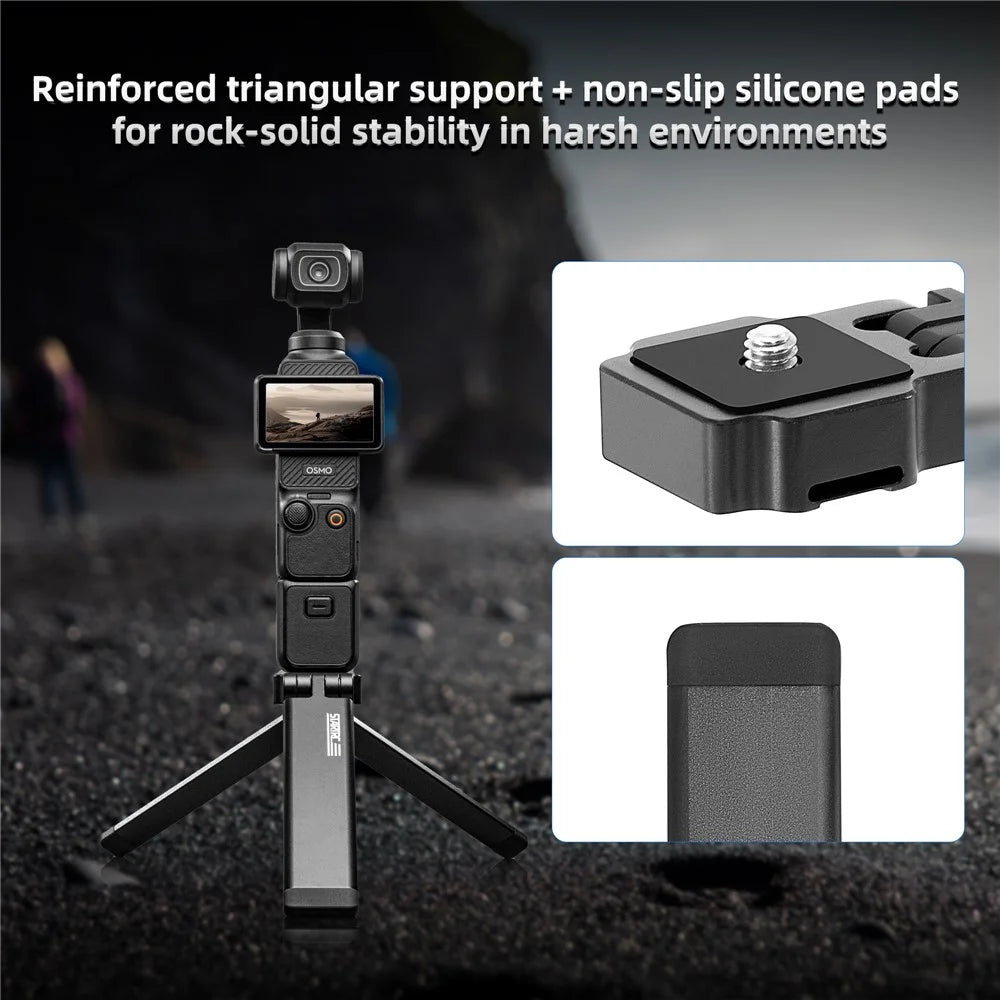 STARTRC for Action Cameras Foldable Magnetic Tripod Foldable Aluminum Alloy 1 / 4 Thread Mount - 5