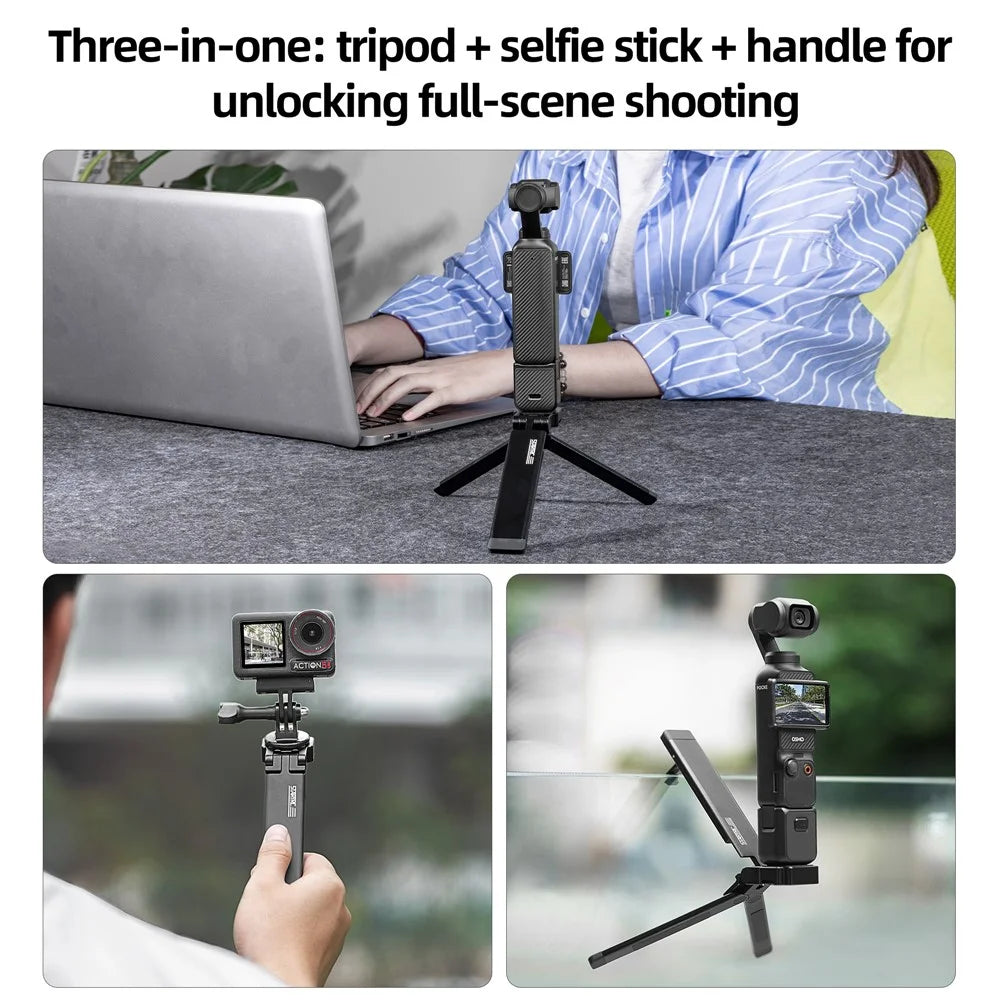 STARTRC for Action Cameras Foldable Magnetic Tripod Foldable Aluminum Alloy 1 / 4 Thread Mount - 6