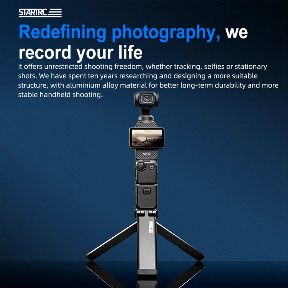 STARTRC for Action Cameras Foldable Magnetic Tripod Foldable Aluminum Alloy 1 / 4 Thread Mount - 7