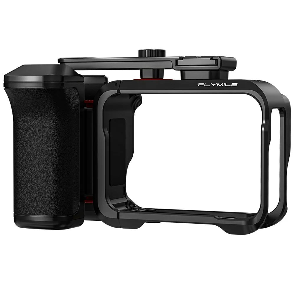 FLYMILE For Insta360 Ace Pro / Pro 2 Camera Grip Holder Cage Kit Street Photography Handle Set with Adjustable Shutter - 1