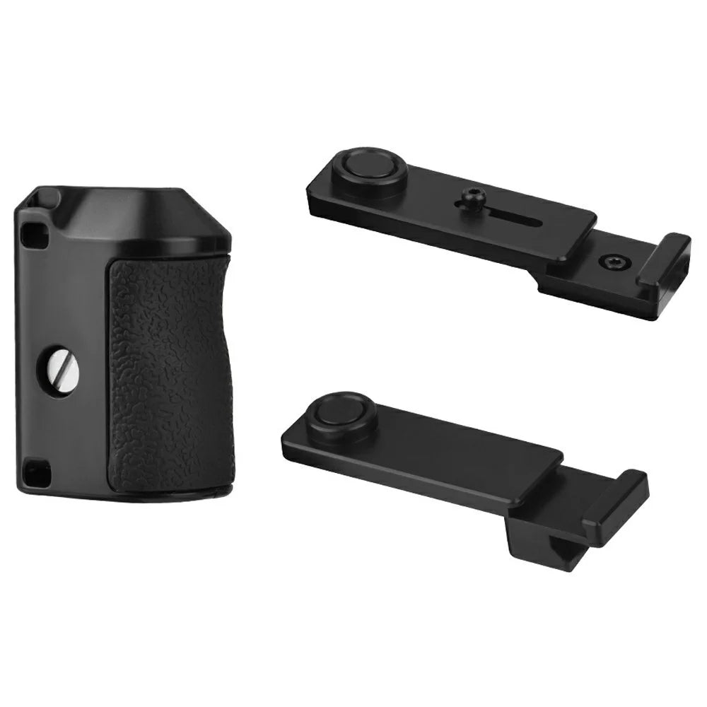 FLYMILE For DJI Osmo Action 3 / 4 / 5 Pro Cage Shutter Grip Magnetic Quick-Release Handle with Adjustable Shutter Button - 1