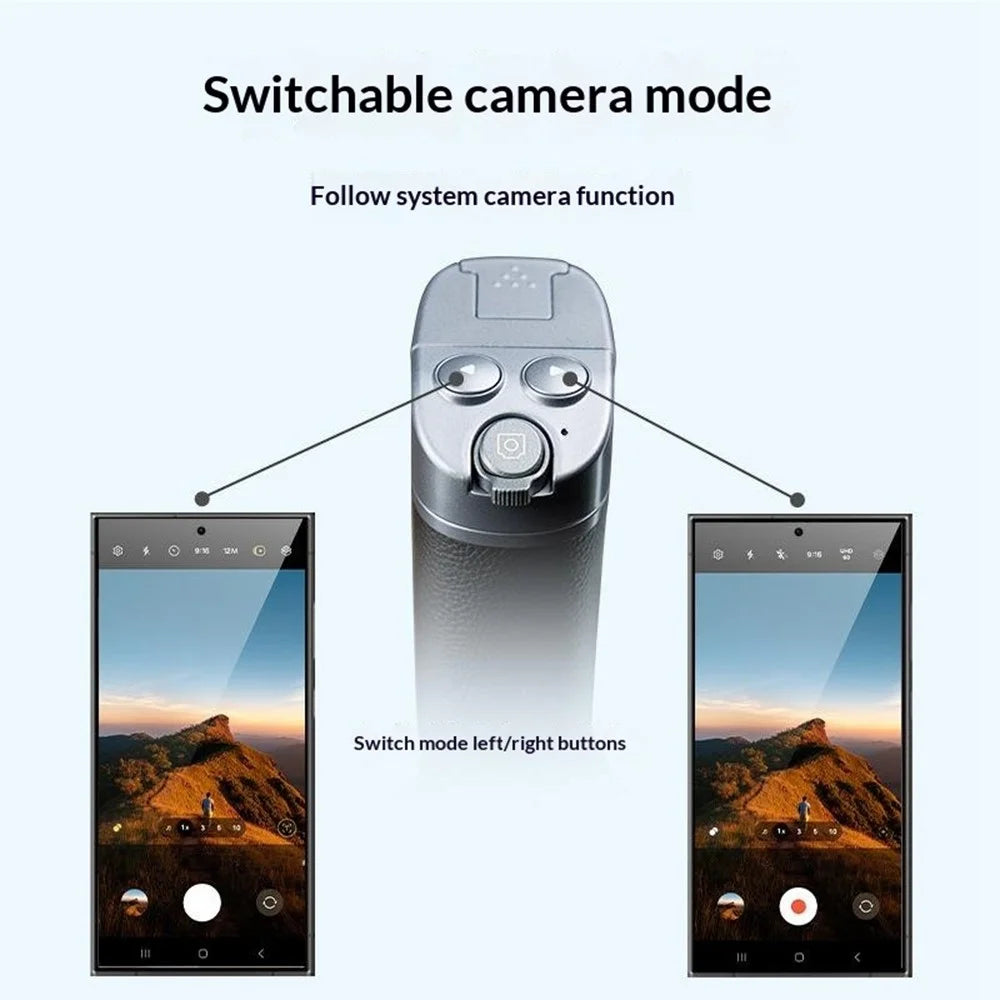TELESIN P1-MP-01 Bluetooth-compatible Phone Grip Extendable Selfie Stick with Remote for iPhone / Android - 5