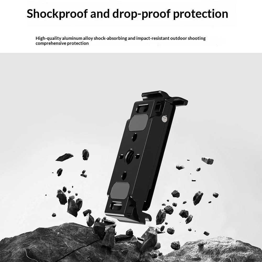 BGNING For GoPro Hero 13 / 12 / 11 / 10 Sports Camera Vertical Shooting Magnetic Battery Cover - Black - 3
