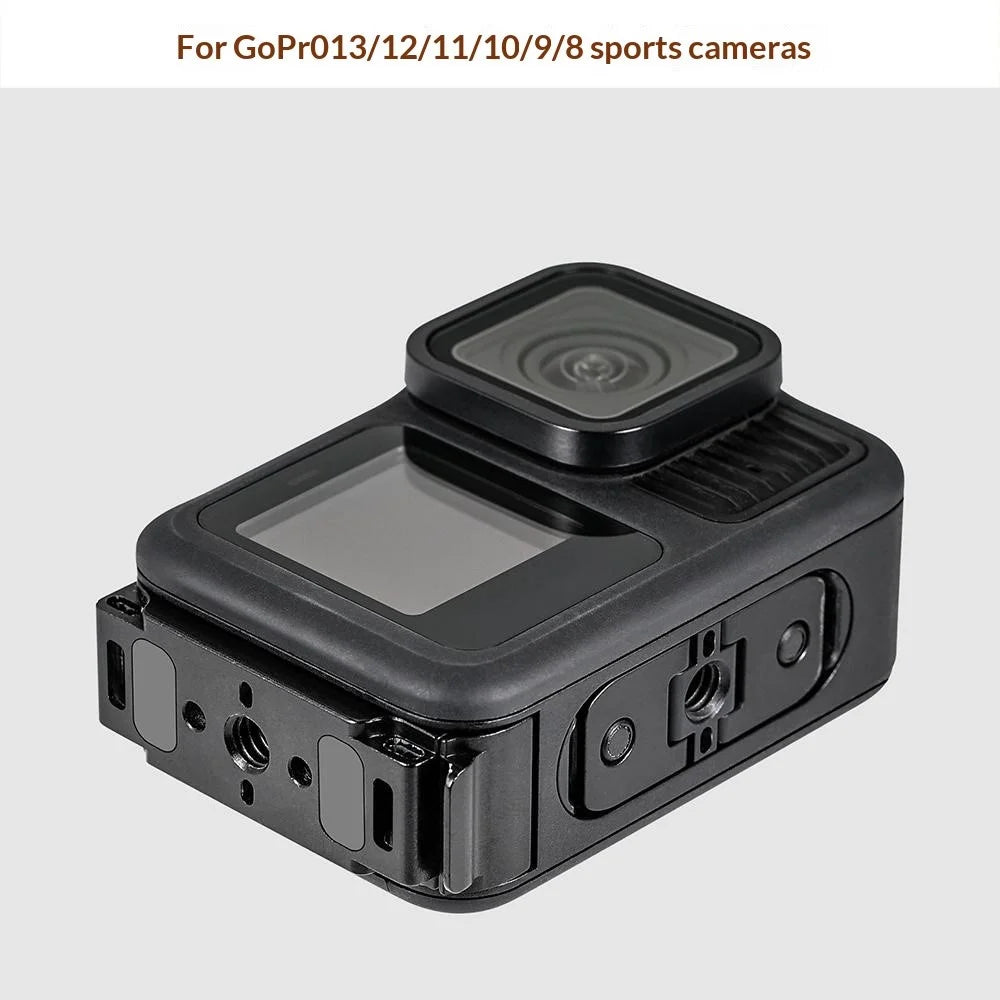 BGNING For GoPro Hero 13 / 12 / 11 / 10 Sports Camera Vertical Shooting Magnetic Battery Cover - Black - 7