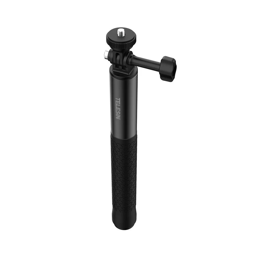 TELESIN S1-MNP-11 1.5m Telescopic Monopod Aluminum Alloy Selfie Stick with 1 / 4 Interface for Action Camera - Black - 3