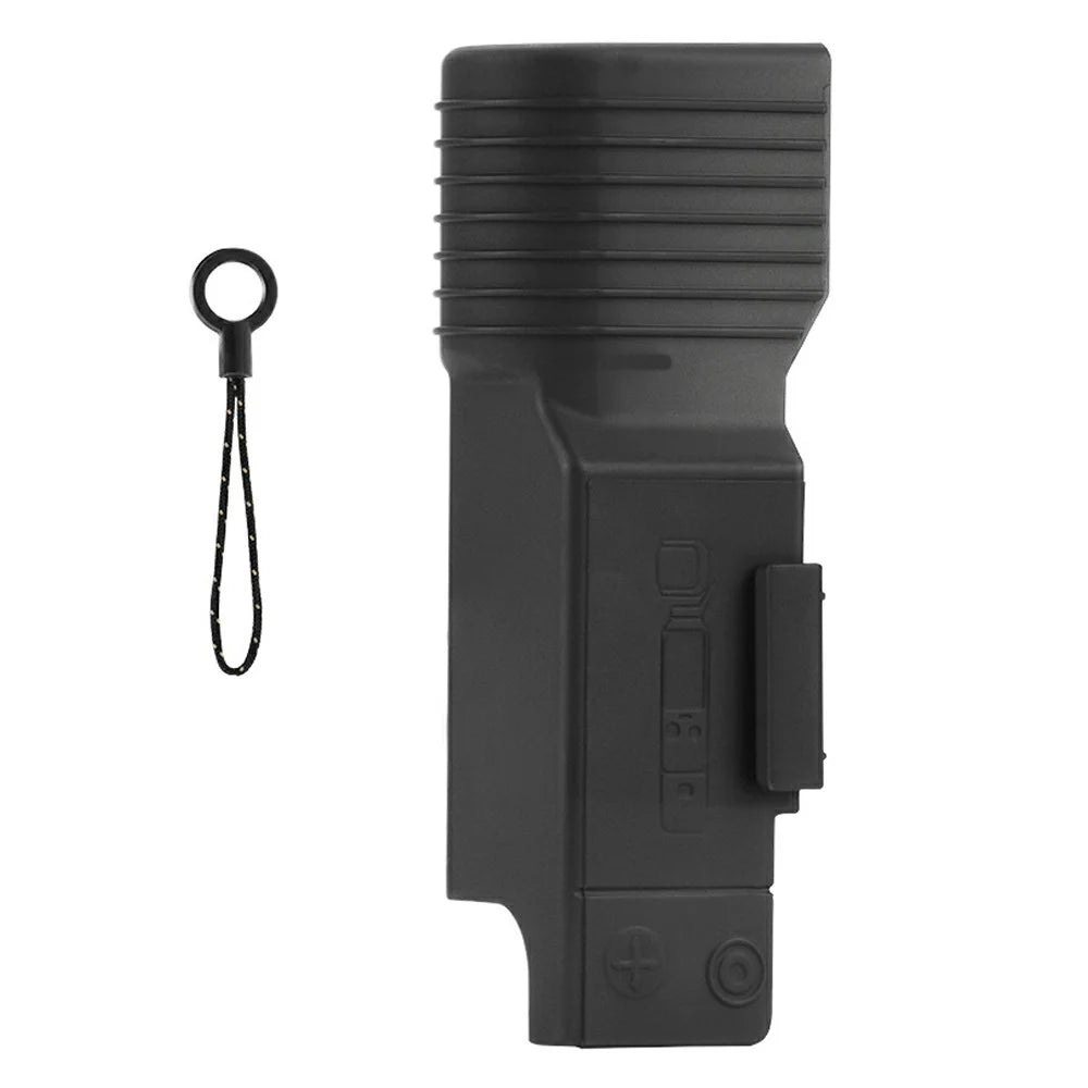 BRDRC Protective Case for DJI Osmo Pocket 4 / 3 Hard Shell Shockproof Cover with Lanyard - Black - 1